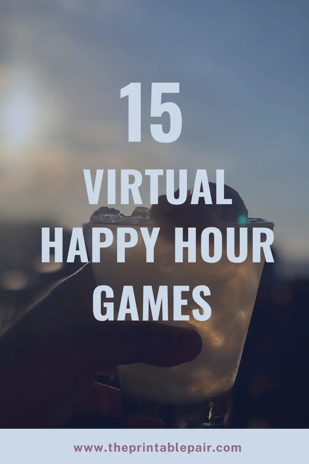 15 Virtual Happy Hour Games Graphic