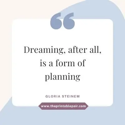 Dreaming, after all, is a form of planning